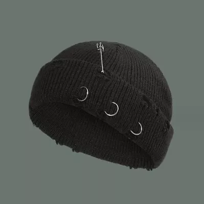 Mini Short Fisherman Beanie Hat Ribbed Pin Docker Winter Warm Knitted Skull Cap • $8.99