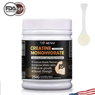 MENXI Micronized Creatine Monohydrate Powder 250gMuscle Building Supplement • $16.49