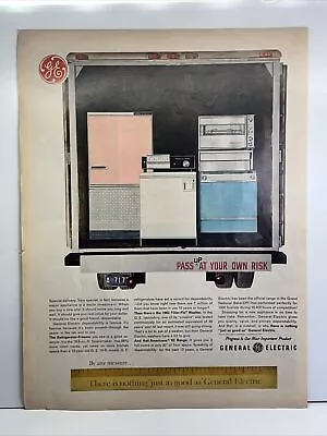 General Electric Refrigerator Freezer Washer 1962 Vintage Print Ad Life Magazine • $4.99