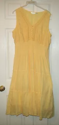 Women's Mlle Gabrielle Peachy Orange Gauze Dress - 100% Cotton - Size 2X • $19.99