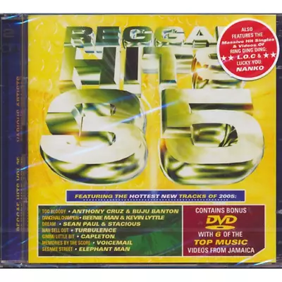 Music CD Dancehall Reggae Hits Vol. 35 DVD 2005 Various Artists Sealed Album • £14.26