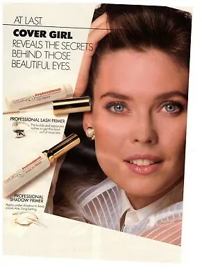 1988 Cover Girl Professional Lash Shadow Primer Vintage Print Advertisement • £7.81