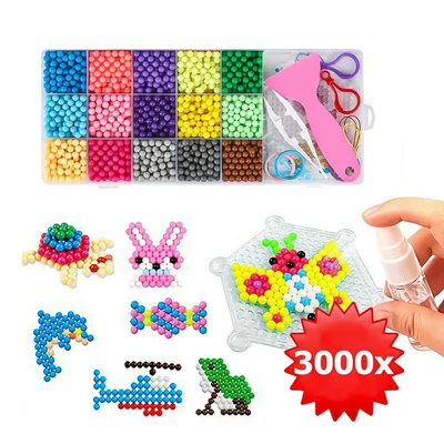 $21.54 • Buy 3000x Toys For Girls Kids Age 5 6 Magic Bead Toys For 3-7Year Old Kid Girl Craft