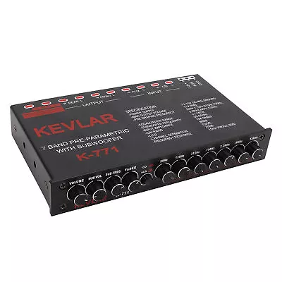 ♡ Hot Audio Graphic Equalizer Low Pass 7‑Band Variable Gain Adjustment High • $70.52