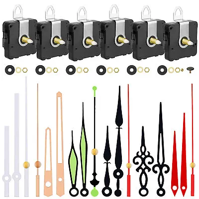 Lots Replacement DIY Quartz Wall Clock Movement Mechanism Repair Tool Parts Kit • $7.38