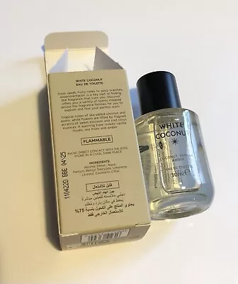 M&S Discover White Coconut  Eau De Toilette 30ml Brand New In Box • £8.95