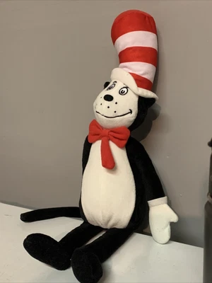 $4.99 • Buy Dr Seuss Cat In The Hat Kohl's Cares Plush Soft Stuffed Doll Toy 20 Inches