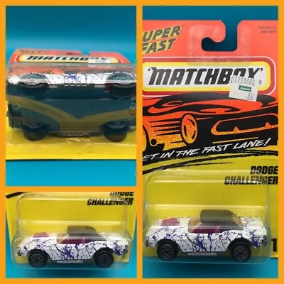 Matchbox SUPERFAST DODGE Challenger NEW In Package Splatter Splash Finish • $3.59