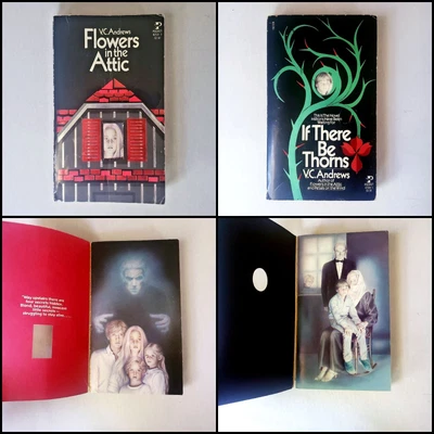 $69.99 • Buy 1st Edition Flowers In The Attic & If There Be Thorns KEYHOLE Cover VC Andrews