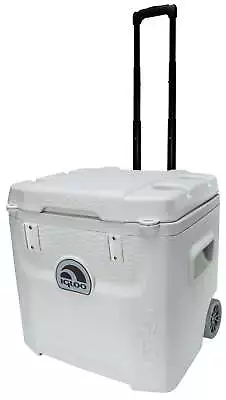 52 QT 5-Day Marine Ice Chest Cooler With Wheels White • $81.07