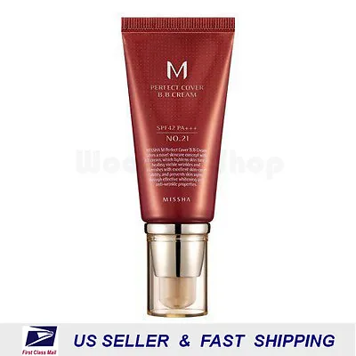 [ MISSHA ] M Perfect Cover BB Cream SPF42 PA+++  No.21 50 Ml • $13.50