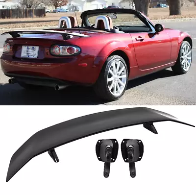 Rear Trunk Spoiler Wing Racing 46'' GT-Style Glossy For Mazda Miata MX-5 1990-05 • $89.09