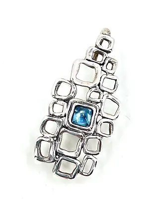 HAGIT GORALI Sterling Silver Topaz Cabochon  Holy Bible  Pendant • $115