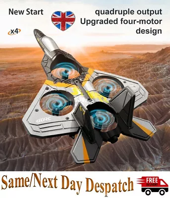 £33.99 • Buy V17 Jet Fighter Stunt RC Airplane Remote Control Spin Plane Glider Model UK NEW