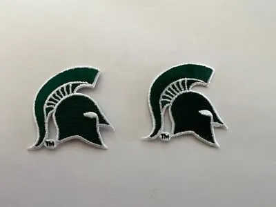 2 Official NCAA Michigan State Spartans Iron-On SPARTY Patches.MINT.Free Ship. • $9.49