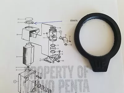 Volvo Penta Heat Exchanger Clamping Seal AQ120 AQ125 AQ131 AQ140 AQ145 AQ151 • $16.50