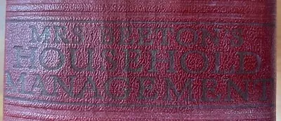 Mrs Beeton's Book Of Household Management - 1940s Vintage Excellent Condition • £37.99