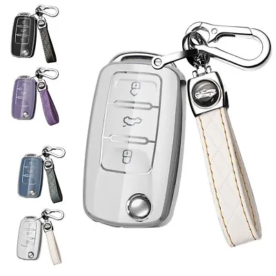 TPU Remote Fob For Volkswagen Beetle Golf GTI/R/MK6 5 Auto Key Cover Case Shell • $19.79