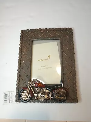 PAPYRUS 4x6 MOTORCYCLE PICTURE FRAME CHAIN LINK  • $26.99