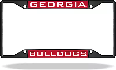 Georgia BULLDOGS Black License Plate Frame • $22.94