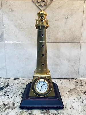 Bey Berk Lighthouse Tower Clock Desk Statue Nautical Antique Boats Ships Decor • $125