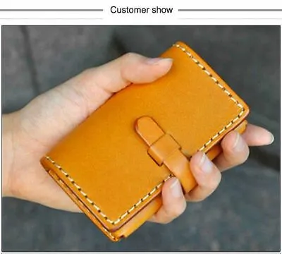 Acrylic Leathercraft Template Pattern For Business Card Holder Bag Handmade DIY • $9.12