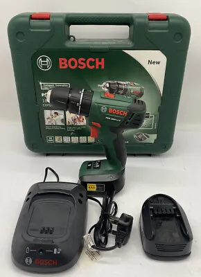 £59.95 • Buy Bosch PSB 1800 LI-2 18V Combi Drill + 2 X Battery & More | FAST SHIPPING