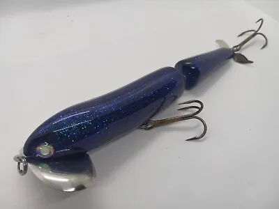 8  Big Fork Lures Papa Chubby Blue Purp Jitterbug Wakebait Topwater Musky Lure • $34.99