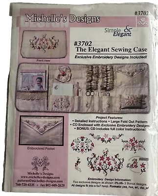 Michelle's Designs The Elegant Sewing Case Embroidery Design CD #3702 • $29.95