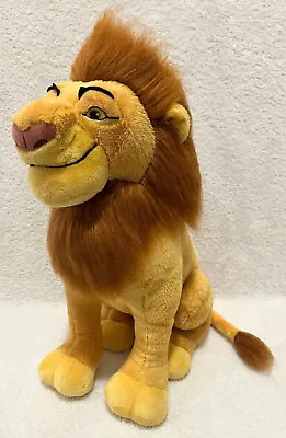 Disney Store The Lion King Mufasa 16  Plush Toy Stuffed Animal Big Cat • $30