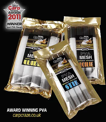 Total Carp Craze PVA MESH REFILL 20mtrs  Micro MESH Stocking  • £13.99