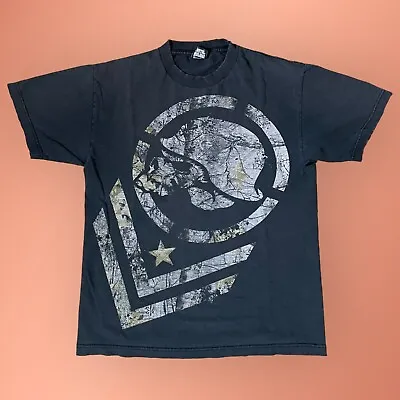 Vintage 90s Metal Mulisha T-Shirt Mens Medium Skull Biker Camo Grunge Punk • $24.99