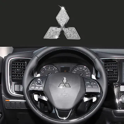 $5.94 • Buy Car Steering Wheel Decal Decorative Diamond Sticker Fit For Mitsubishi 🤩🤩🤩🤩