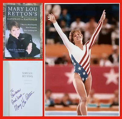 MARY LOU RETTON: Olympic Gold Medalist HC 1st Ed Signed Book • $39.95