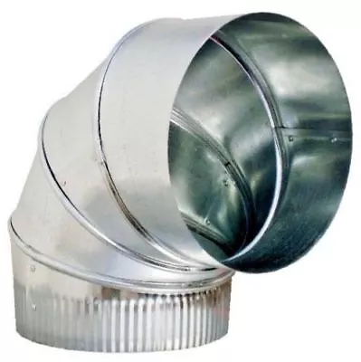 4  90° GALVANIZED 26 GAUGE Adjustable Sheet Metal Elbow Duct - HVAC Ductwork • $14