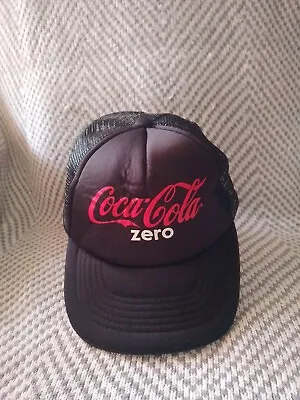 BNWOT Coca-Cola Zero Black Unisex Mesh Cap With Adjustable Snap Lock  • $23.95