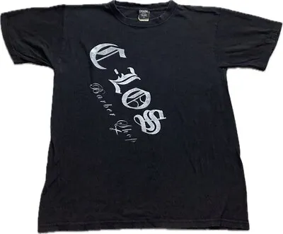 Vintage Barber Shop T Shirt Mens XL Black Short Sleeve Old English Cali Compton • $7.70