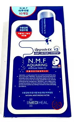 Mediheal N.M.F Aquaring Ampoule Mask Ex. Moisturizing Face 10pcs • $23.99