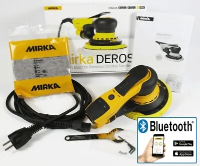 £321.35 • Buy Mirka Deros Electric Random Orbital Sander 150mm 5mm Hub 650CV MID6502022