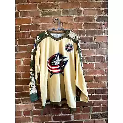 Columbus Blue Jackets Military Edition Hockey Jersey • $35