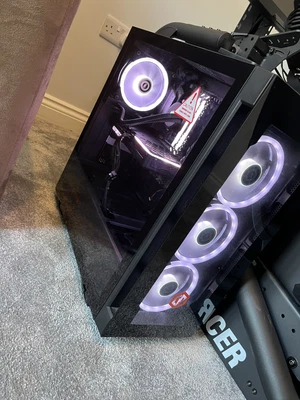 £600 • Buy High Spec Intel I7-9700KF Gaming PC GeForce RTX 3060TI Corsair 64GB Ram 1TB SSD