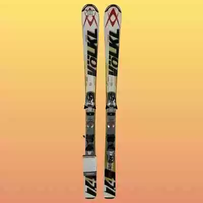 Volkl RTM 7.4 Skis + Marker 9.0 SpeedPoint Demo Bindings Size 149 Cm • $89.99