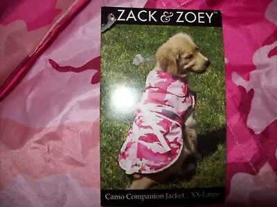 Zack & Zoey Dog Pink Camo Companion Jacket Size XX-Large • $25