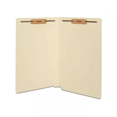 Staples End-Tab Fastener Folders With Reinforced Tabs Legal Size Manila 50/BX • $33.99