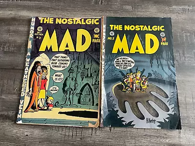  The NOSTALGIC MAD  #1 & #5-EC REPRINTS-Wood-Elder-Kurtzman-Severin-FUNNY!! • $2.99