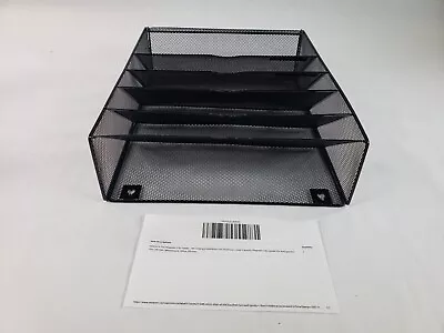 Vdamu 6-Tier Magnetic File Holder Large Capacity Magnetic File Holder Black • $24.56