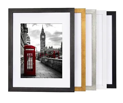 £2.95 • Buy Photo Frame White Black Gold Grey Picture Frame Poster Frames A4 A5 Many Sizes