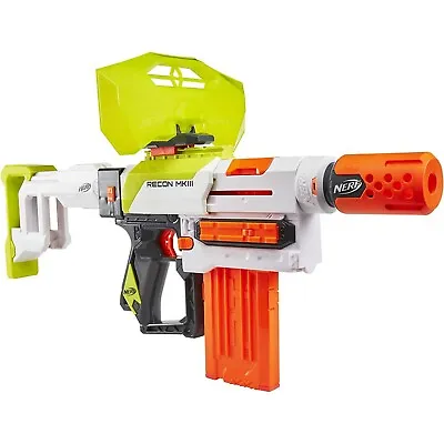 Nerf N-strike Modulus Recon Mkiii Blaster Stock Barrel Dart Shield 8+ New F2723 • $139