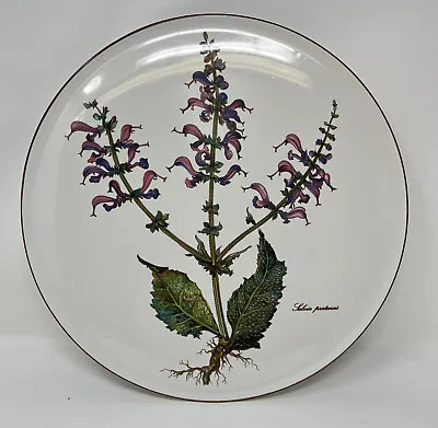 Villeroy & Boch Botanica (Purple Salvia Pratensis) Cake Plate 12  Diam BEAUTIFUL • $32