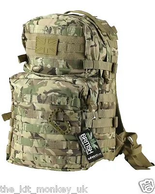 Kombat Medium MOLLE Assault Back Pack / Daysack 40L - BTP Compliments MTP • £44.99